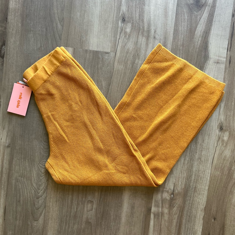 NWT Cult Gaia Chai Piper Knit Pant S
